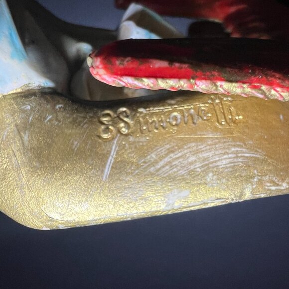 VTG Fontanini Simonetti Depose Italy 470 Angel w/ Mandolin Christmas Ornament - Picture 7 of 7